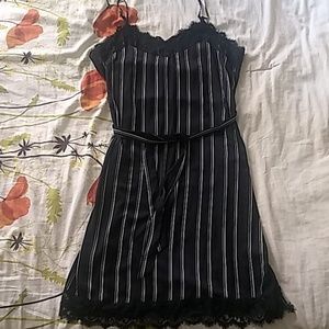 Satin Midi Slip Dress